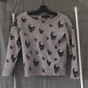 Skull Cashmere sweater. Soft, so cute!! Small